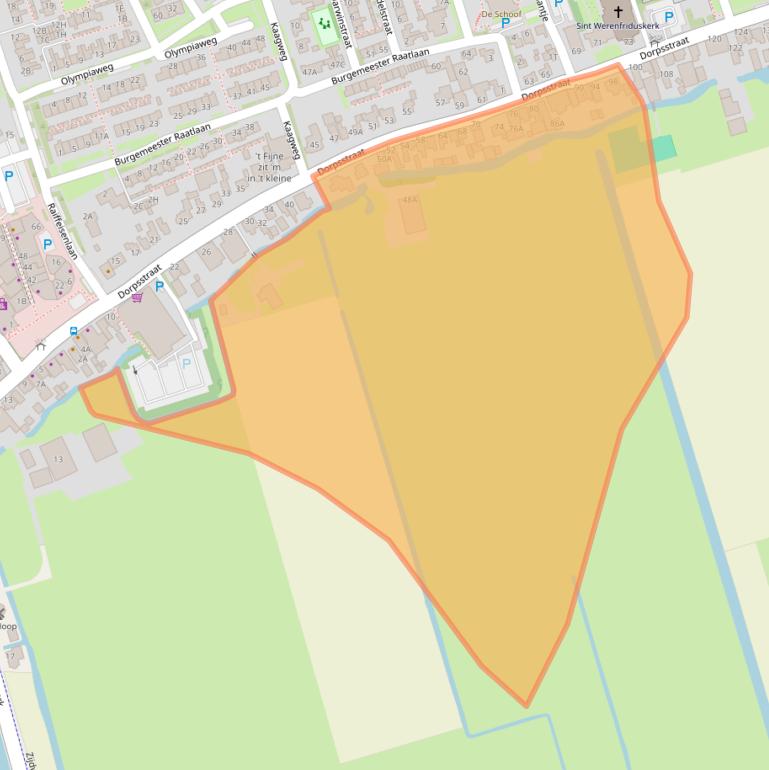 Kaart van postcodegebied 1693AH.