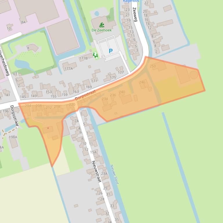 Kaart van postcodegebied 1693AL.