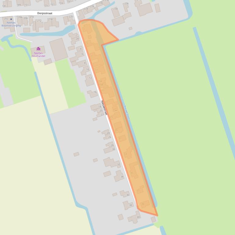 Kaart van postcodegebied 1693AN.