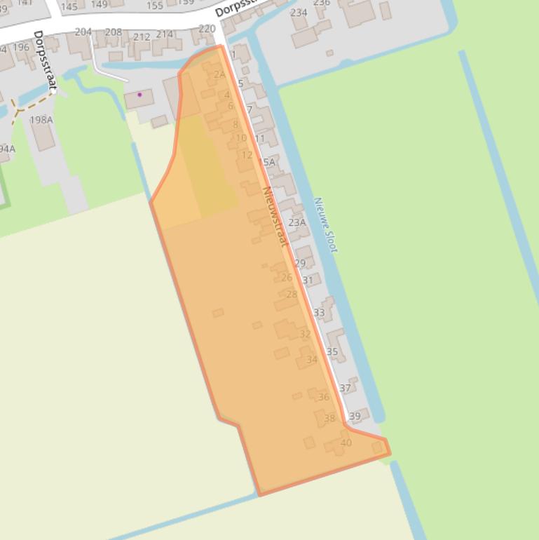 Kaart van postcodegebied 1693AP.