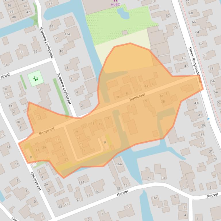 Kaart van postcodegebied 1693BT.