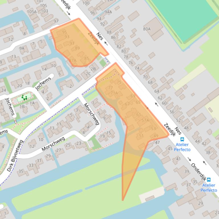 Kaart van postcodegebied 1693CB.