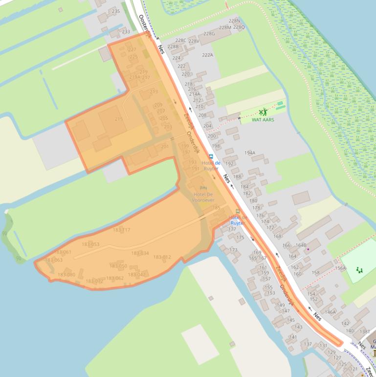 Kaart van postcodegebied 1693CE.