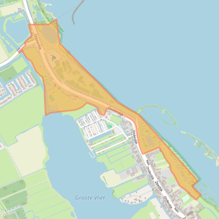 Kaart van postcodegebied 1693CH.