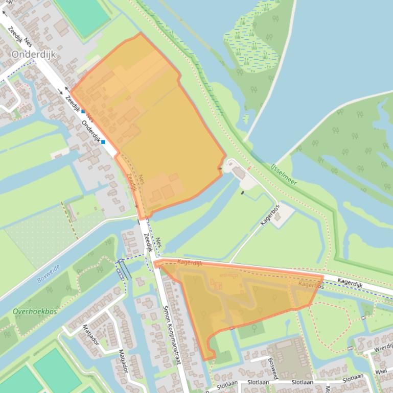 Kaart van postcodegebied 1693CJ.
