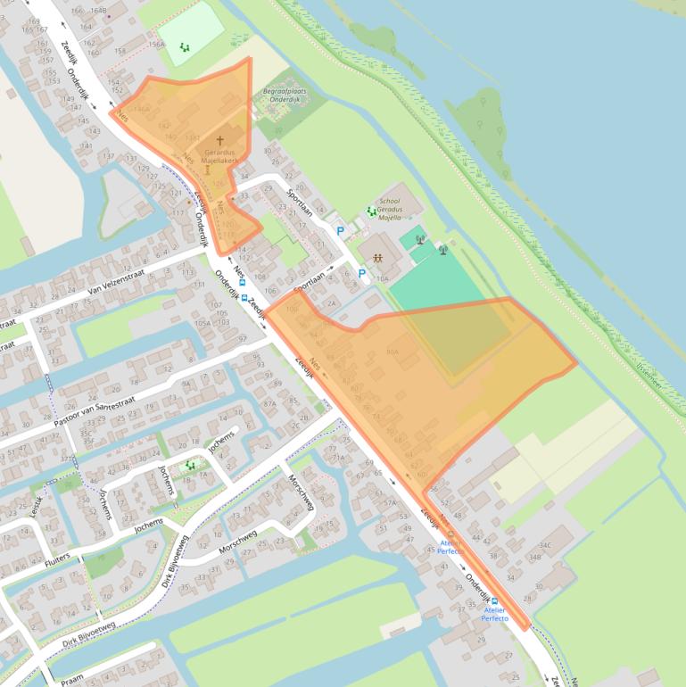 Kaart van postcodegebied 1693CK.