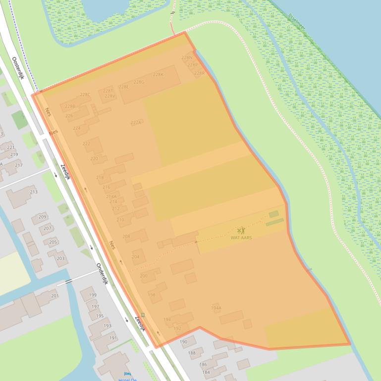 Kaart van postcodegebied 1693CN.