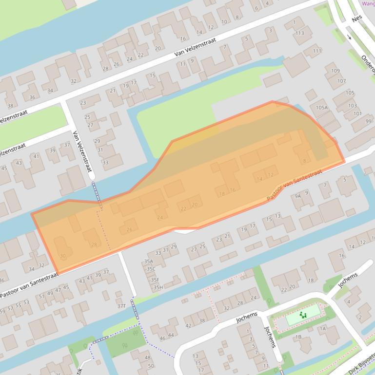 Kaart van postcodegebied 1693CS.