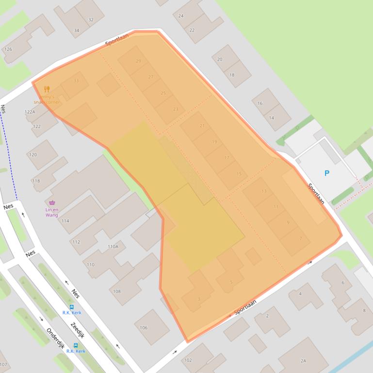 Kaart van postcodegebied 1693CX.