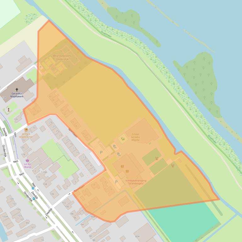 Kaart van postcodegebied 1693CZ.