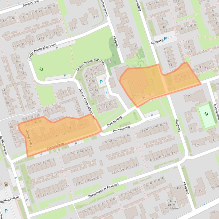 Kaart van postcodegebied 1693EJ.