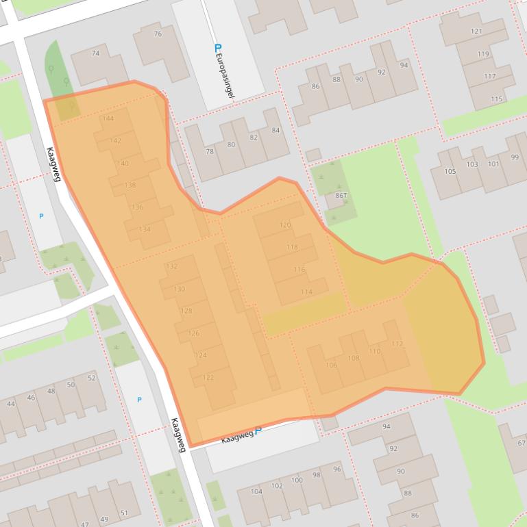 Kaart van postcodegebied 1693GG.