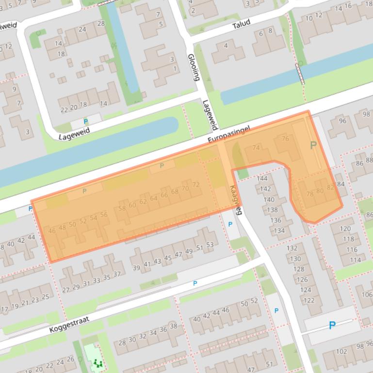 Kaart van postcodegebied 1693GT.