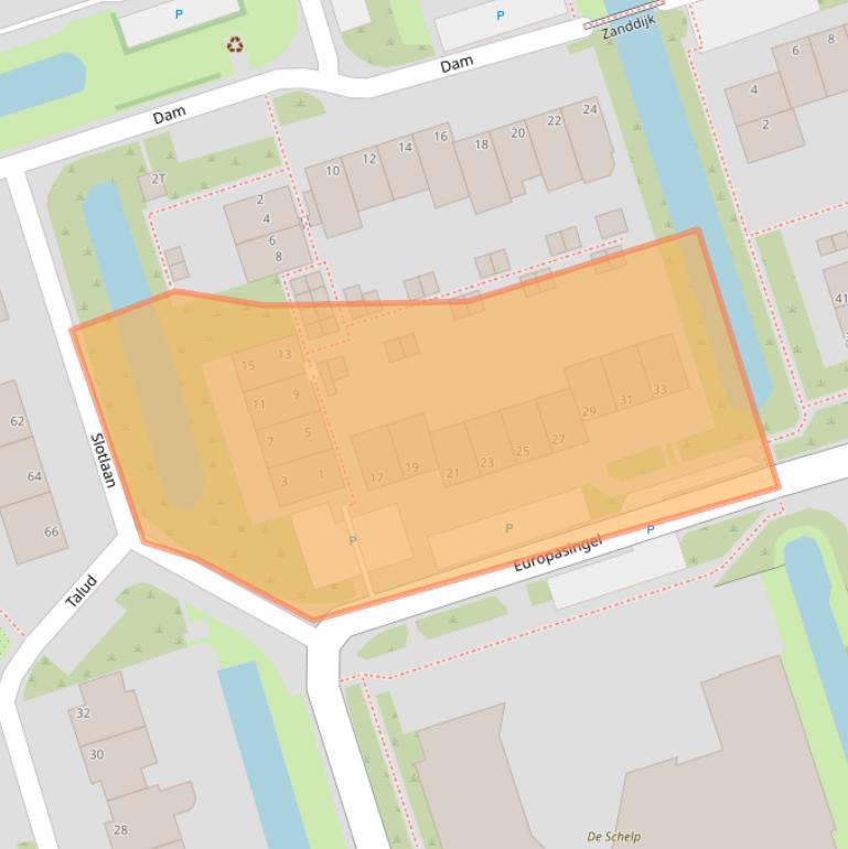 Kaart van postcodegebied 1693GW.