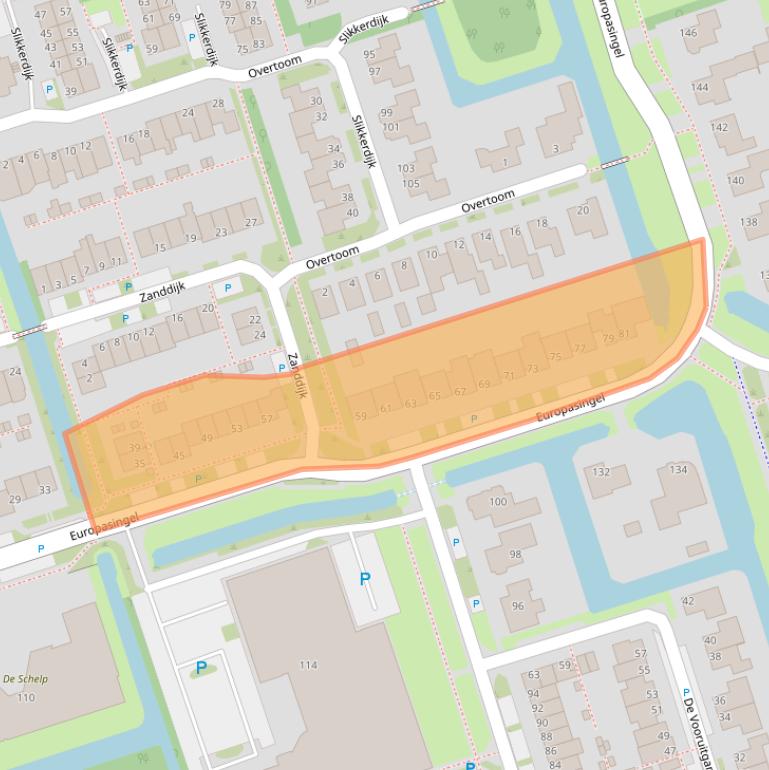 Kaart van postcodegebied 1693GX.