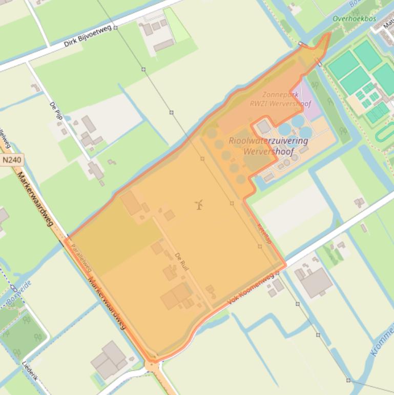 Kaart van postcodegebied 1693HD.