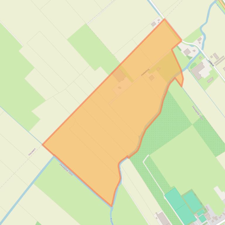 Kaart van postcodegebied 1693HG.