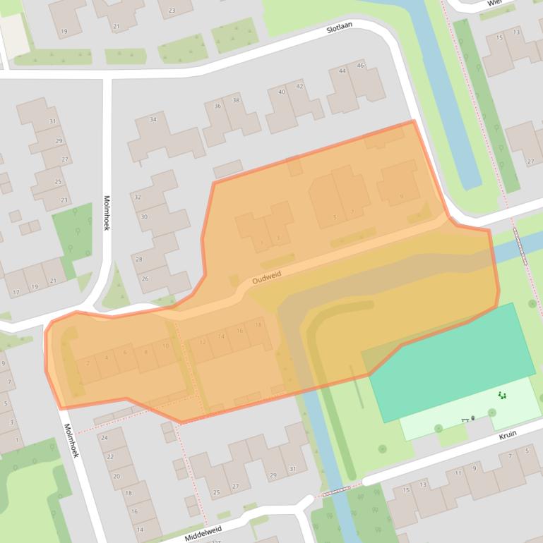 Kaart van postcodegebied 1693LC.