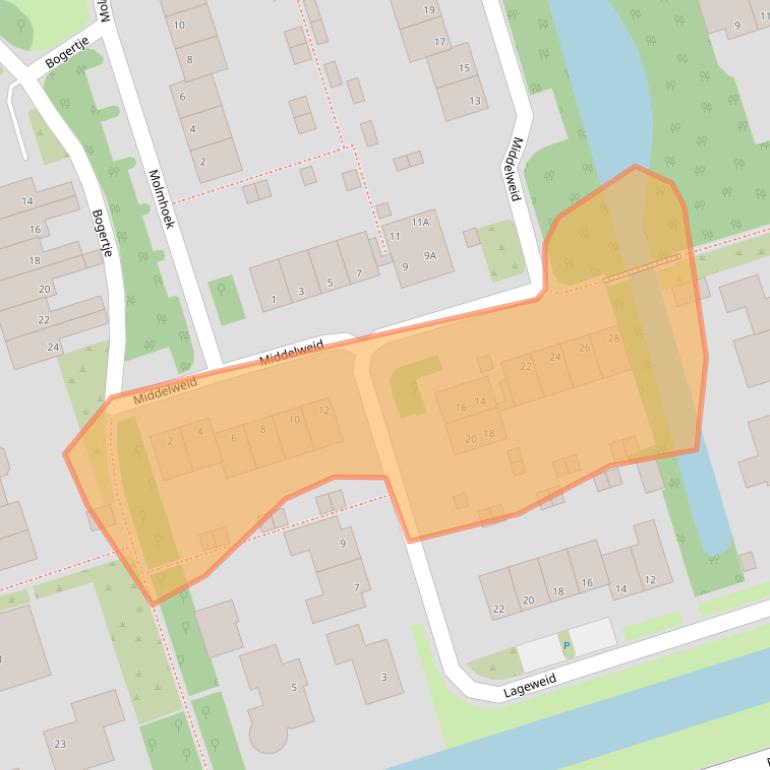 Kaart van postcodegebied 1693LE.