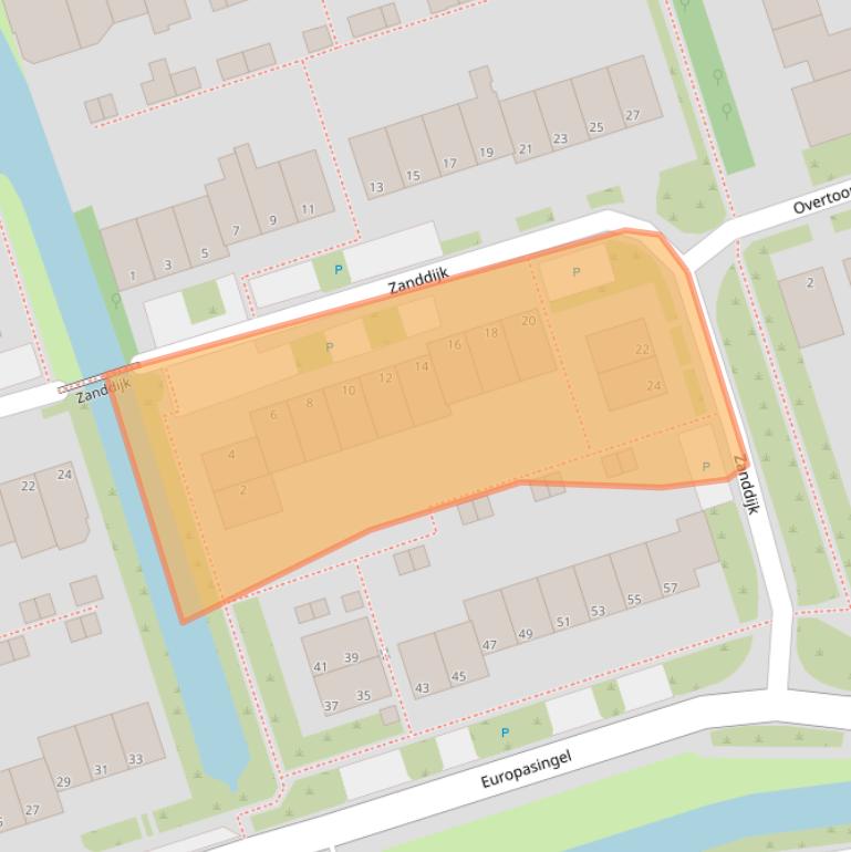 Kaart van postcodegebied 1693LZ.