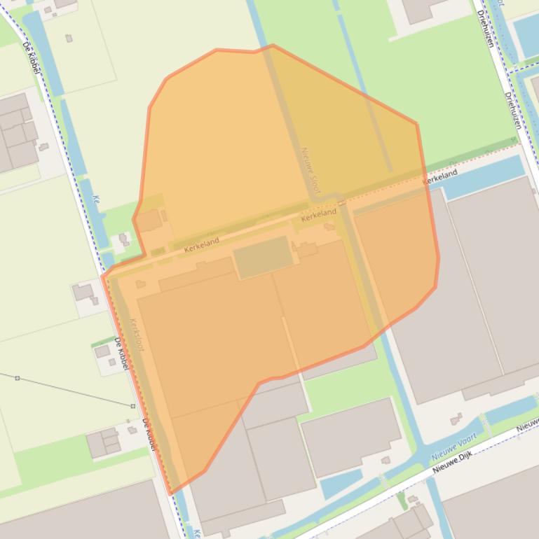 Kaart van postcodegebied 1693NP.