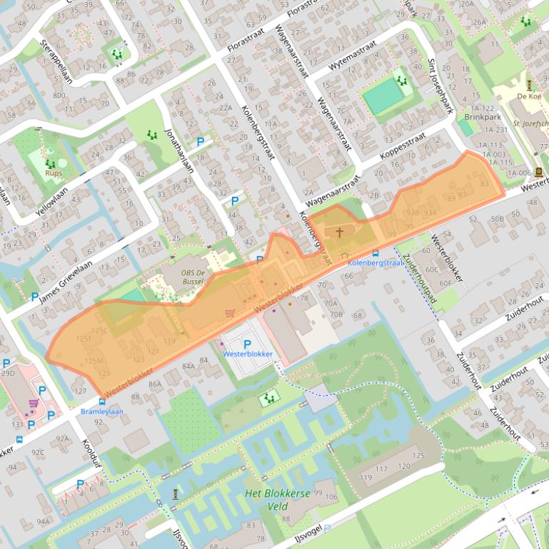 Kaart van postcodegebied 1695AC.