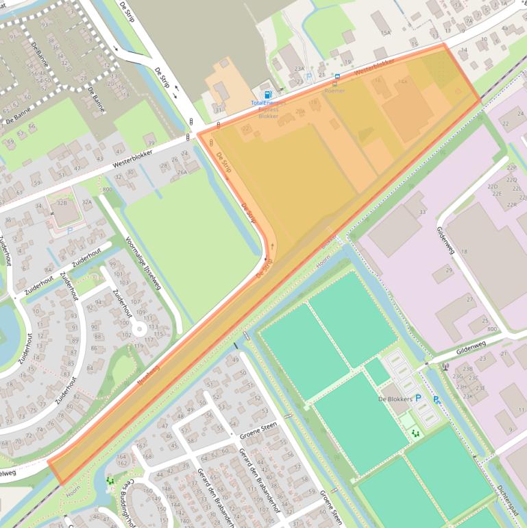 Kaart van postcodegebied 1695AG.