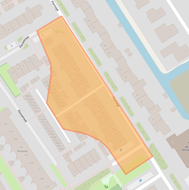 Kaart van postcodegebied 1695BD.