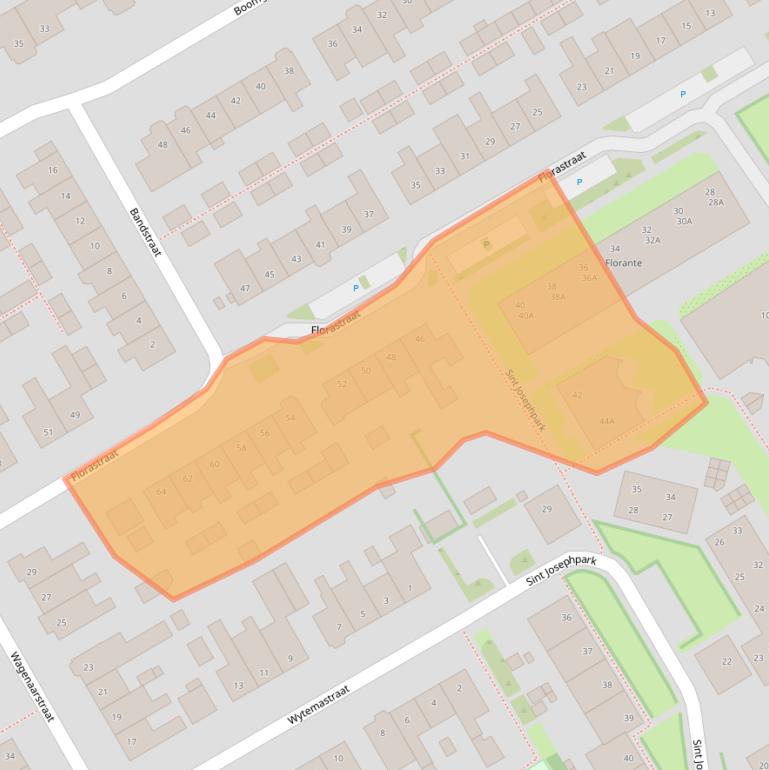 Kaart van postcodegebied 1695BL.