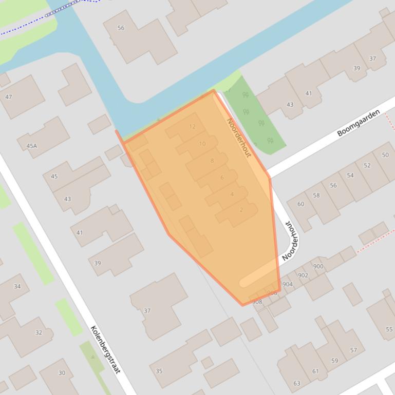 Kaart van postcodegebied 1695BS.