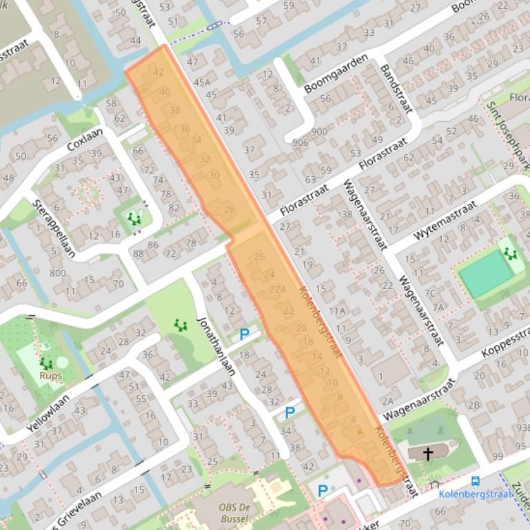 Kaart van postcodegebied 1695CD.