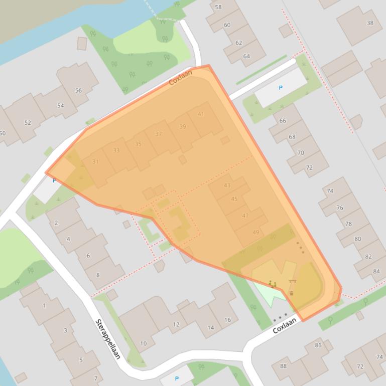 Kaart van postcodegebied 1695HL.