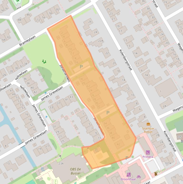 Kaart van postcodegebied 1695HR.