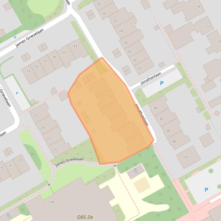 Kaart van postcodegebied 1695HS.