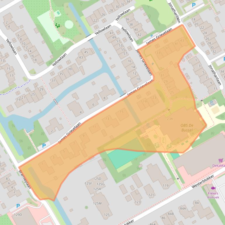 Kaart van postcodegebied 1695HZ.