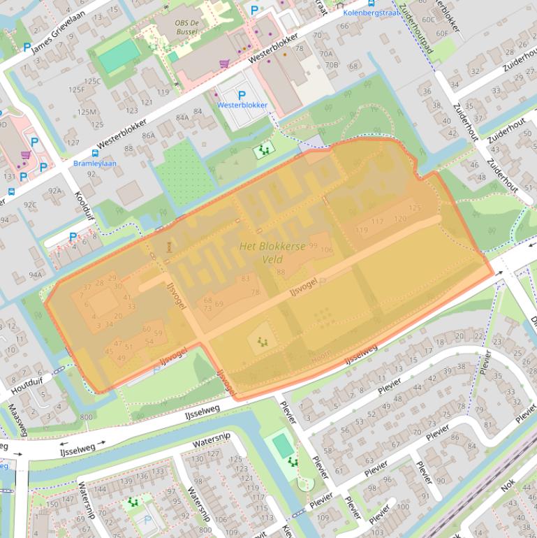 Kaart van postcodegebied 1695LE.