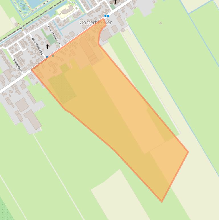 Kaart van postcodegebied 1696BB.