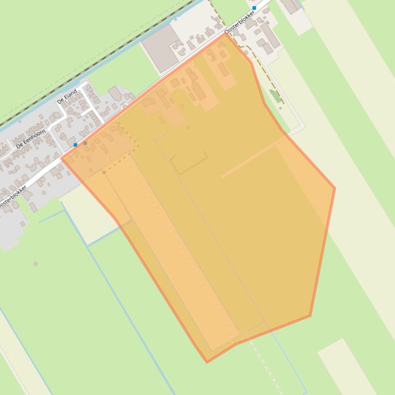 Kaart van postcodegebied 1696BD.