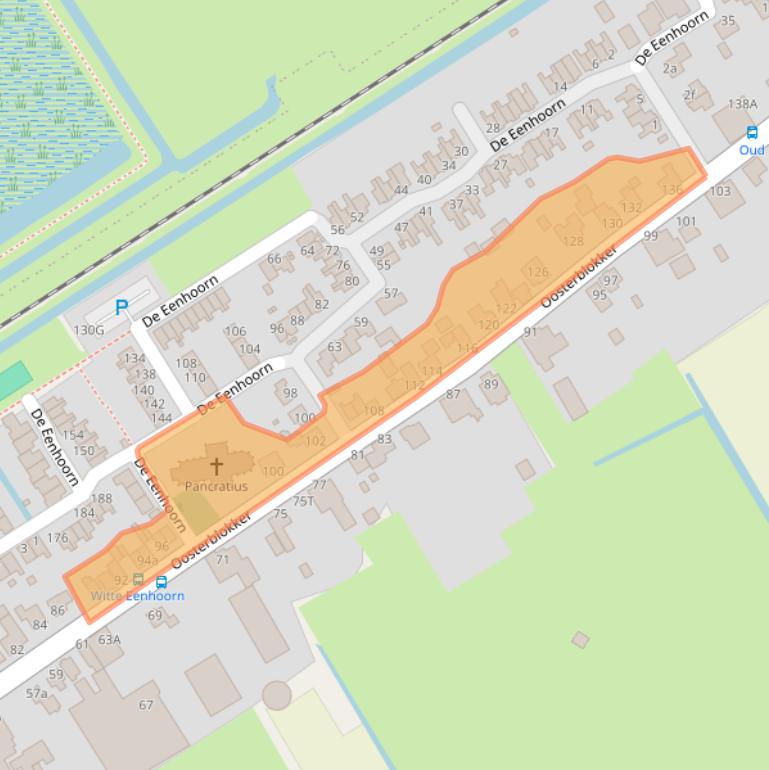 Kaart van postcodegebied 1696BK.