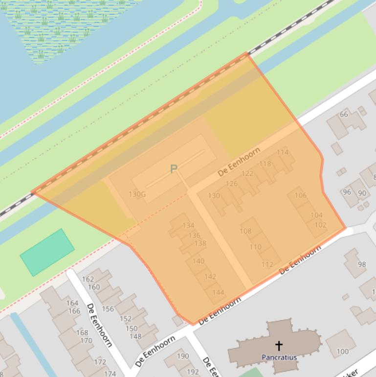 Kaart van postcodegebied 1696CM.