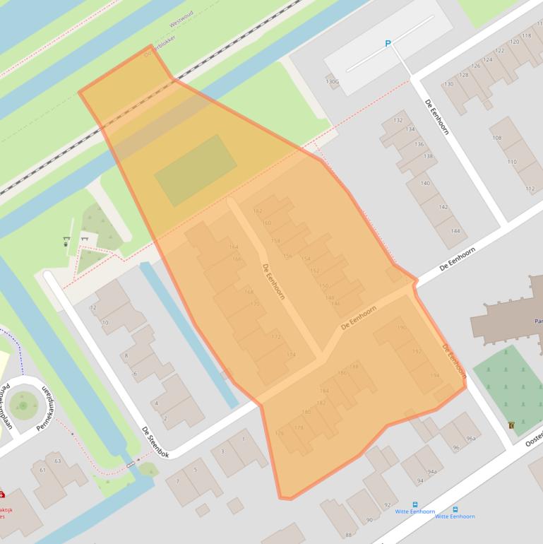 Kaart van postcodegebied 1696CN.