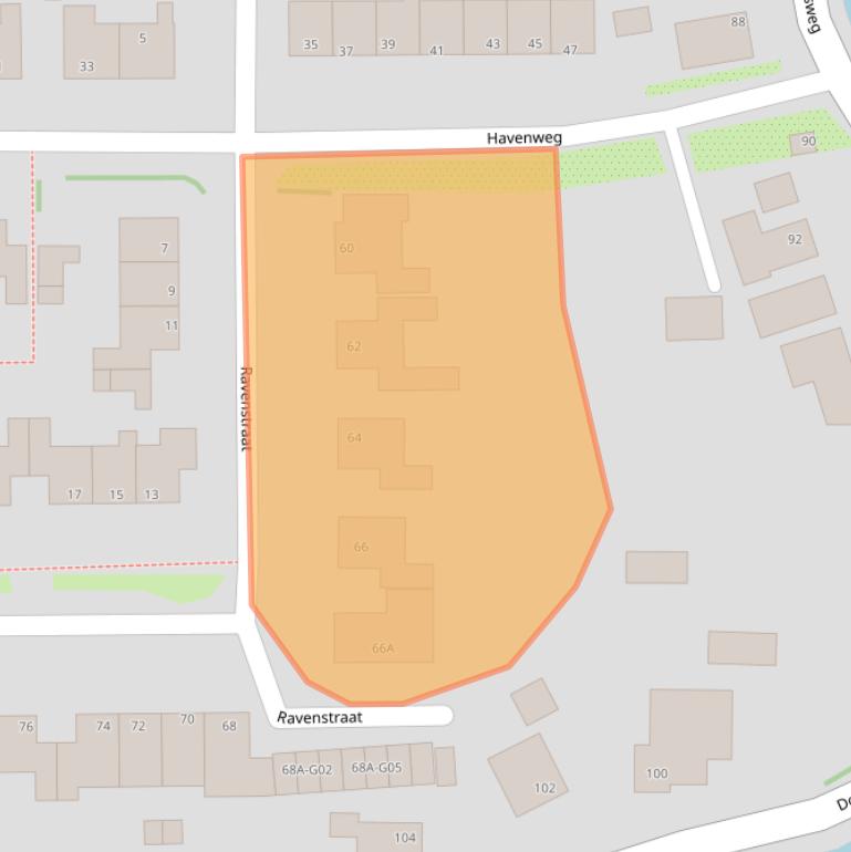 Kaart van postcodegebied 1697KP.