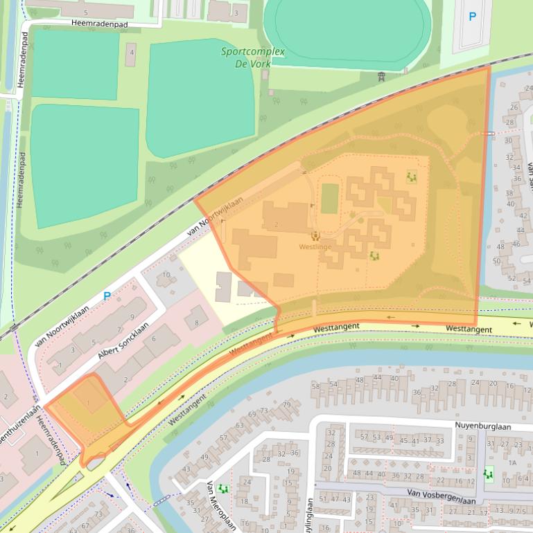 Kaart van postcodegebied 1701BP.