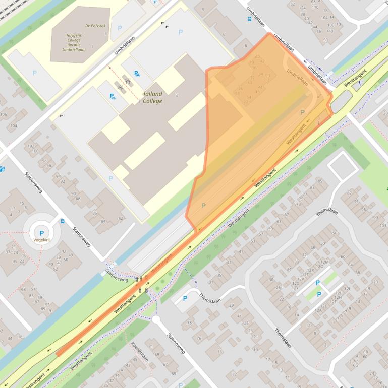 Kaart van postcodegebied 1702AK.