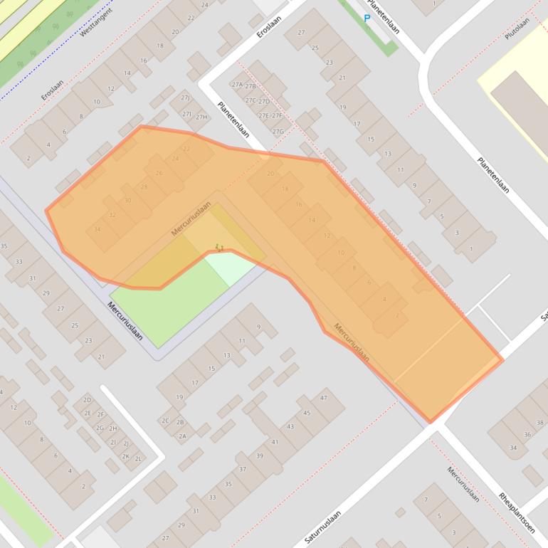 Kaart van postcodegebied 1702BG.