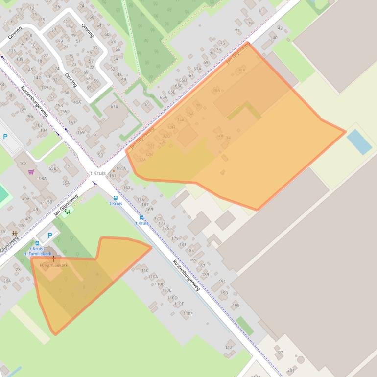 Kaart van postcodegebied 1702PC.