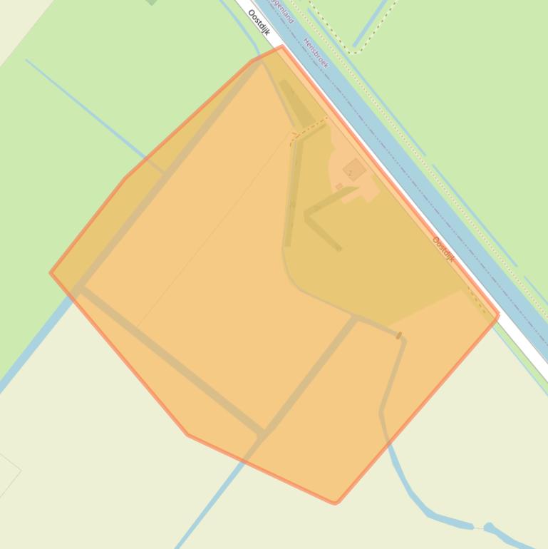 Kaart van postcodegebied 1702PG.