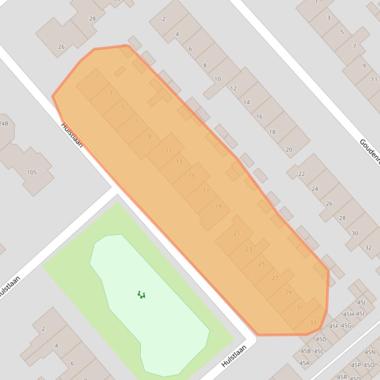 Kaart van postcodegebied 1702VH.