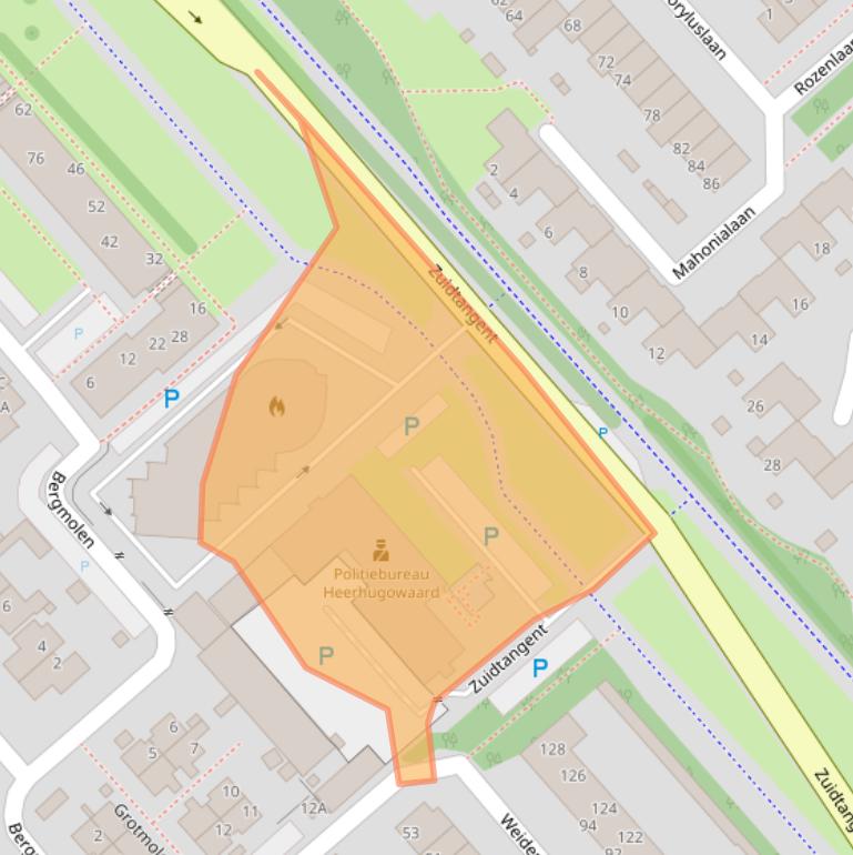 Kaart van postcodegebied 1702VR.