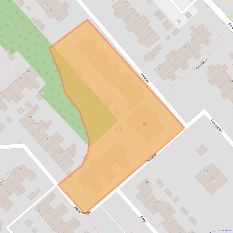 Kaart van postcodegebied 1703AP.